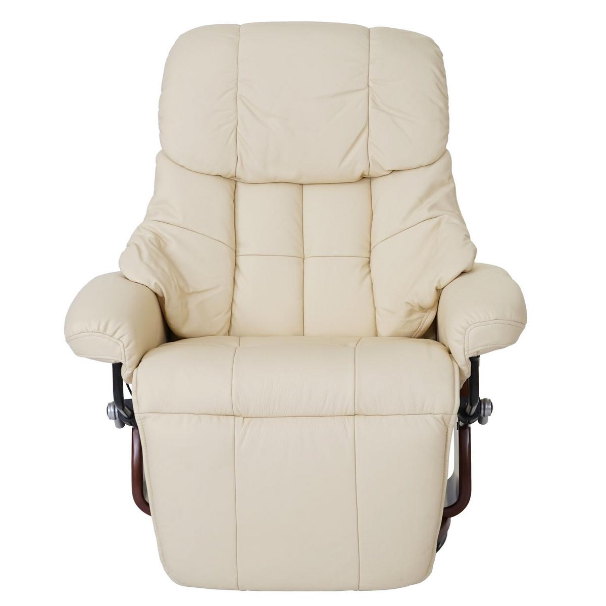 RELAXSESSEL 2 Beige - Beige, Leder (90/105/82cm) - MCA
