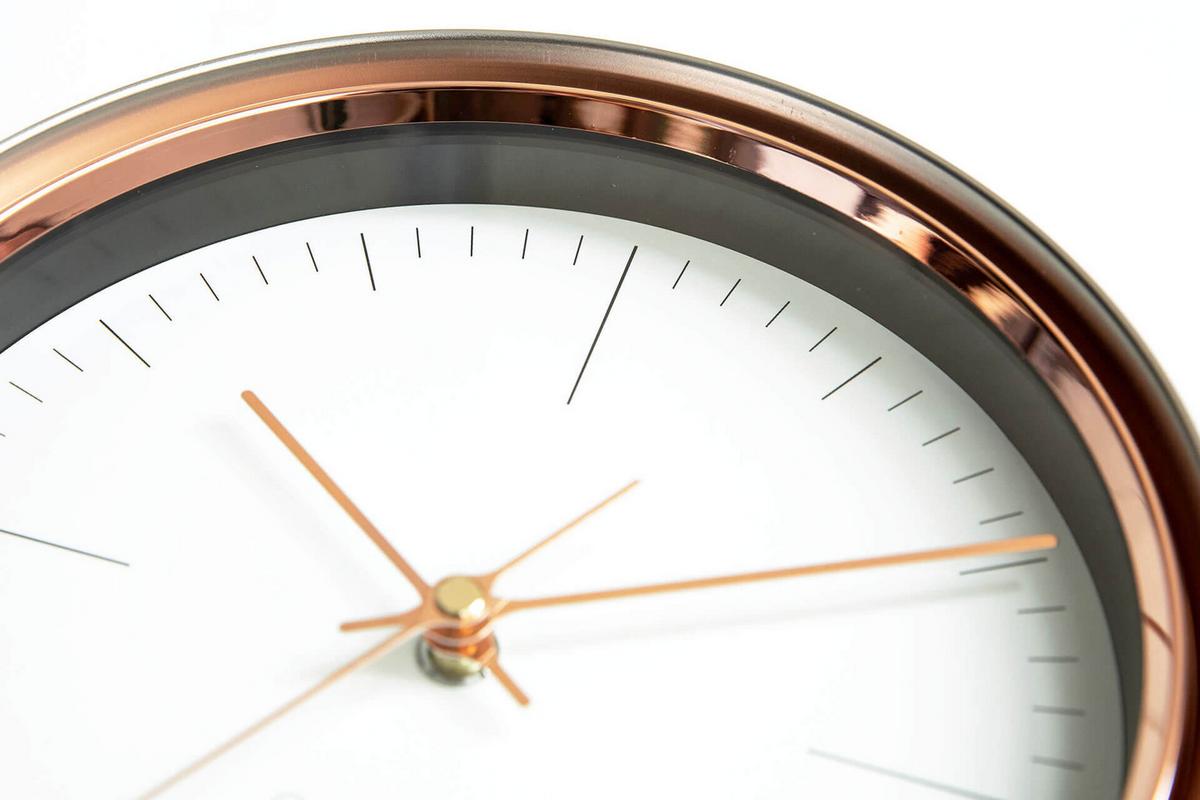 WANDUHR Design Weiß 22/22cm - Weiß, Glas/Holzwerkstoff (22.4/22.4/7cm) - ONZENO