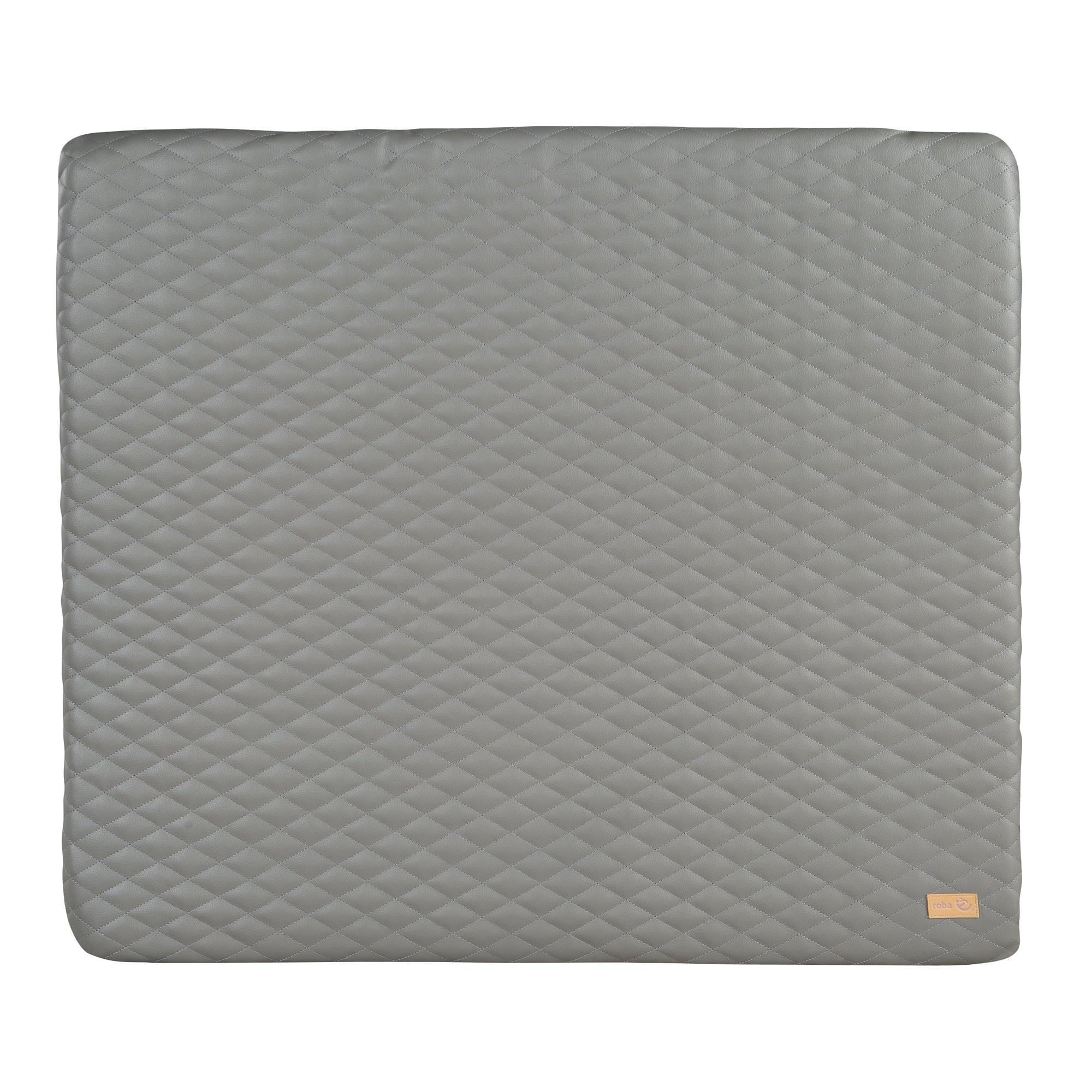 WICKELAUFLAGE Luxe Stone gesteppt - Grau, Textil (85/75cm) - Roba