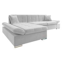ECKSOFA Montana Premium, Seite: Links - Silberfarben, Holz/Textil (278/161cm) - MIRJAN24