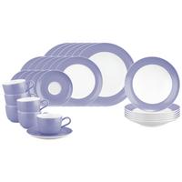 KOMBISERVICE Liberty Pure Colors Grape Purple 30-tlg. - Lila, Keramik (2/2/2cm) - Seltmann Weiden