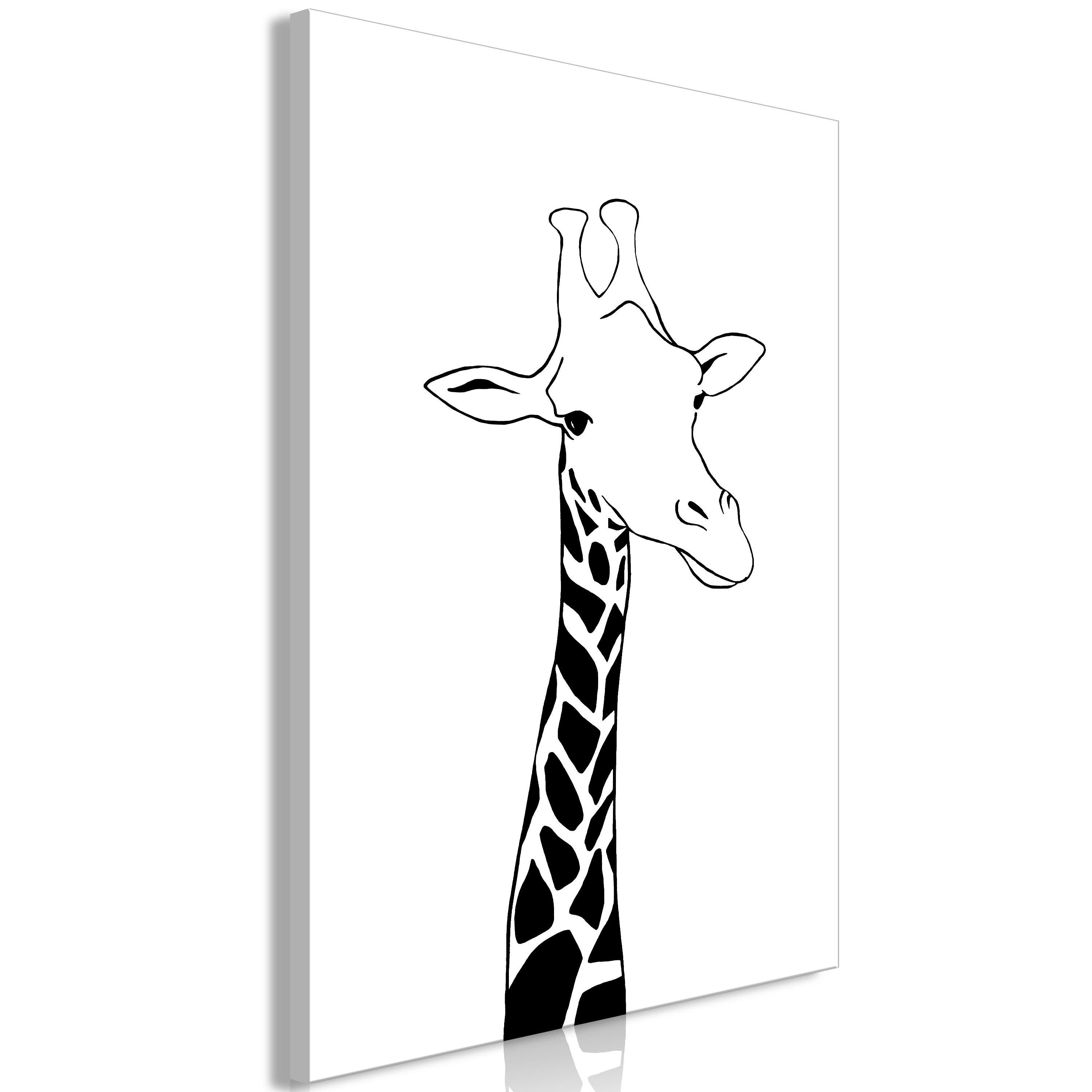 KUNSTDRUCK Schwarz-Weiß 80/120 cm - Schwarz, Textil (80/120cm) - KUNSTLOFT