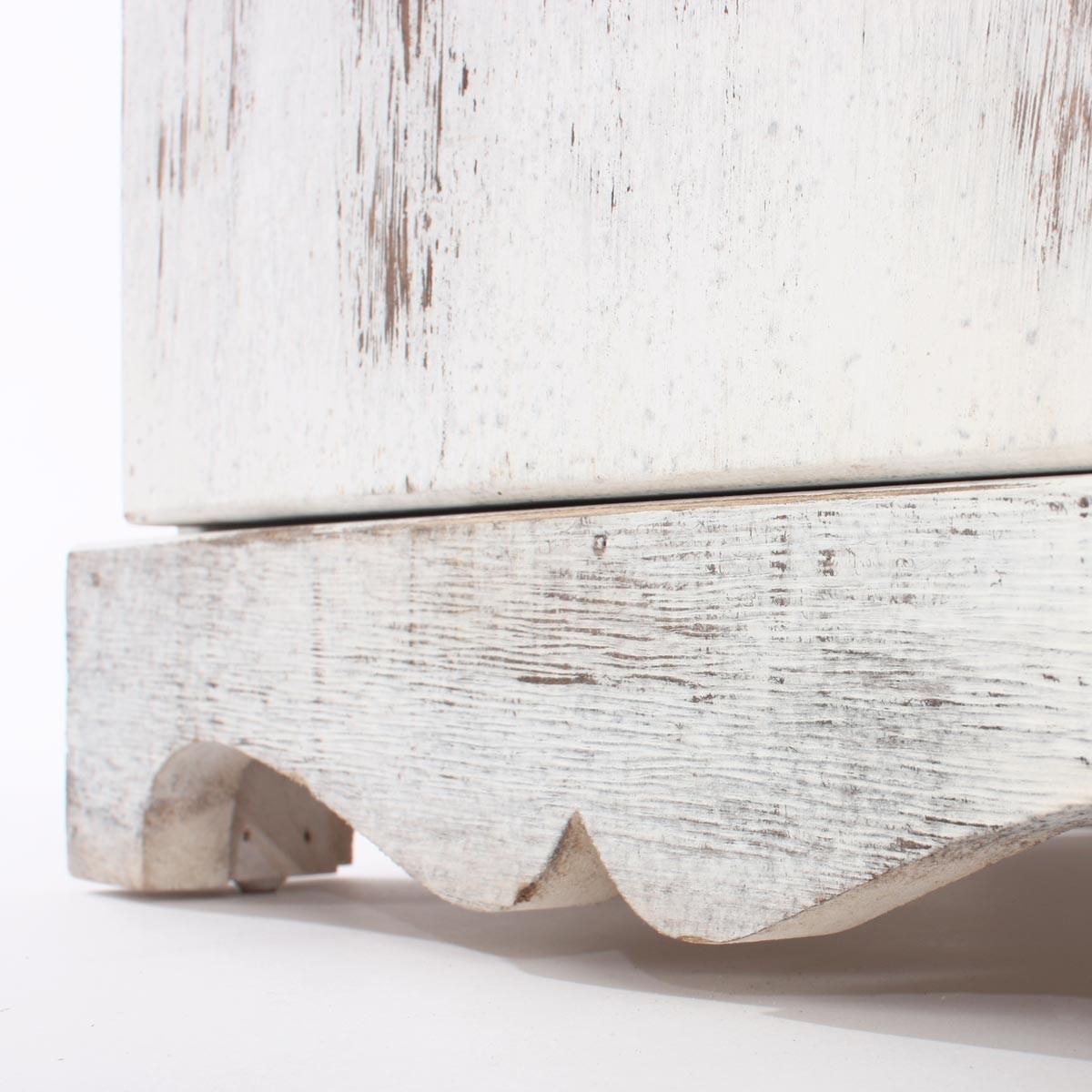 KOMMODE BEISTELLTISCH Weiß - Weiß, Holz (35/63/29cm) - MCW