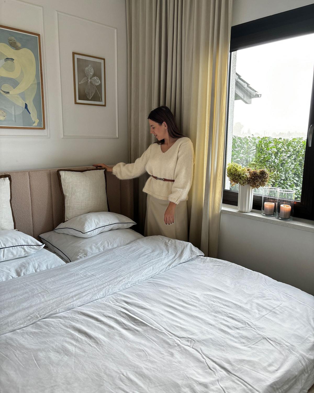 POLSTERBETT mit Lattenrost 160x200 cm Beige Villette - Beige, Textil (160/200cm) - Beliani