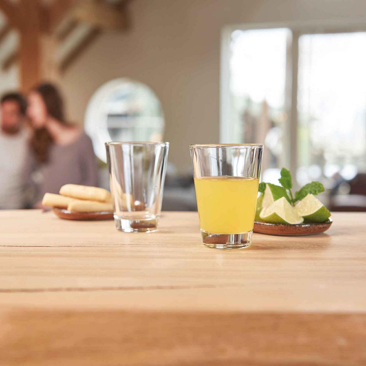 SCHNAPSGLÄSER Ciao transparent 40 ml 6er Set - Transparent, Glas (0.06L) - Leonardo Living