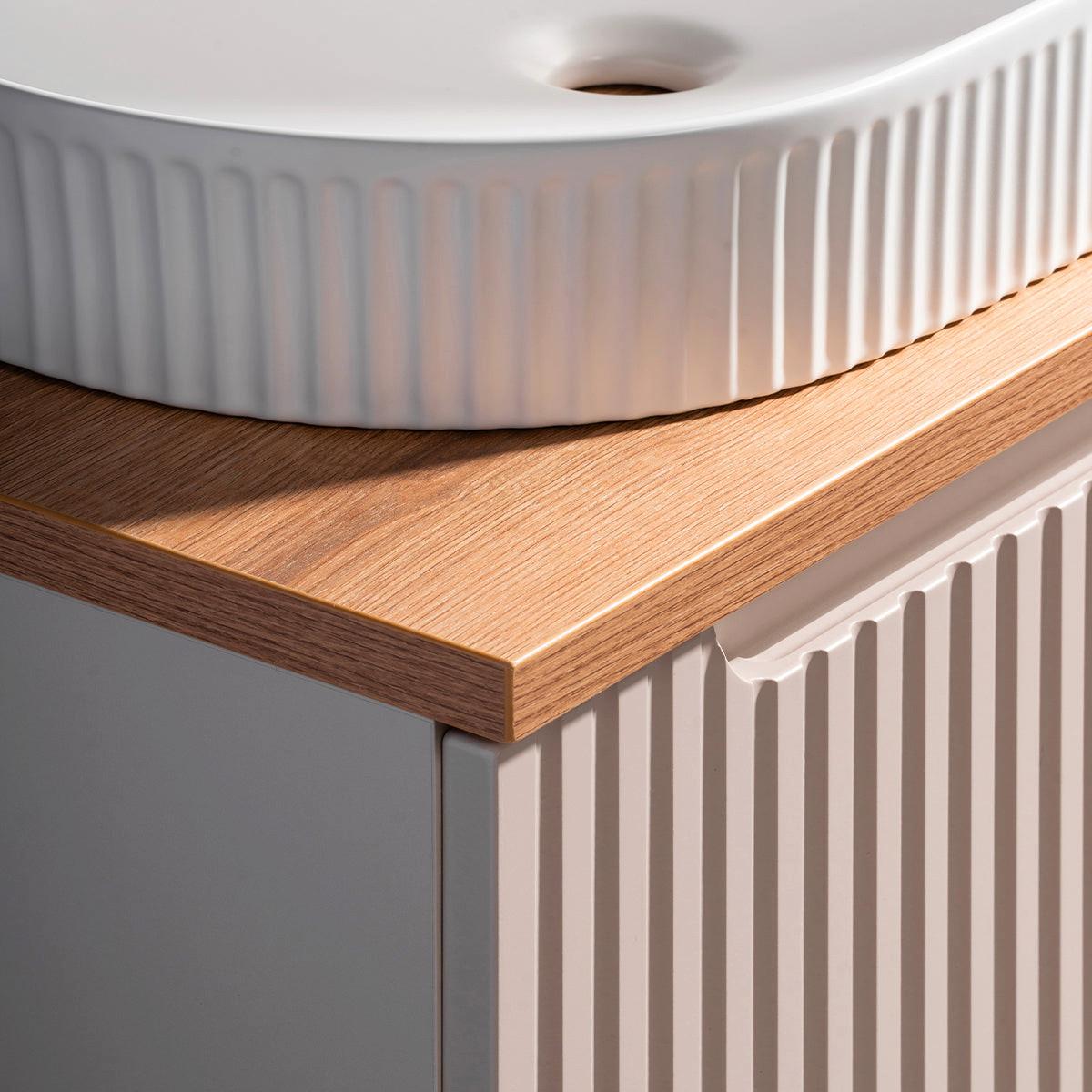 WASCHTISCH 60.4cm Riva Kaschmir - Beige, Holzwerkstoff (60.4/60/40cm) - Petits-meubles
