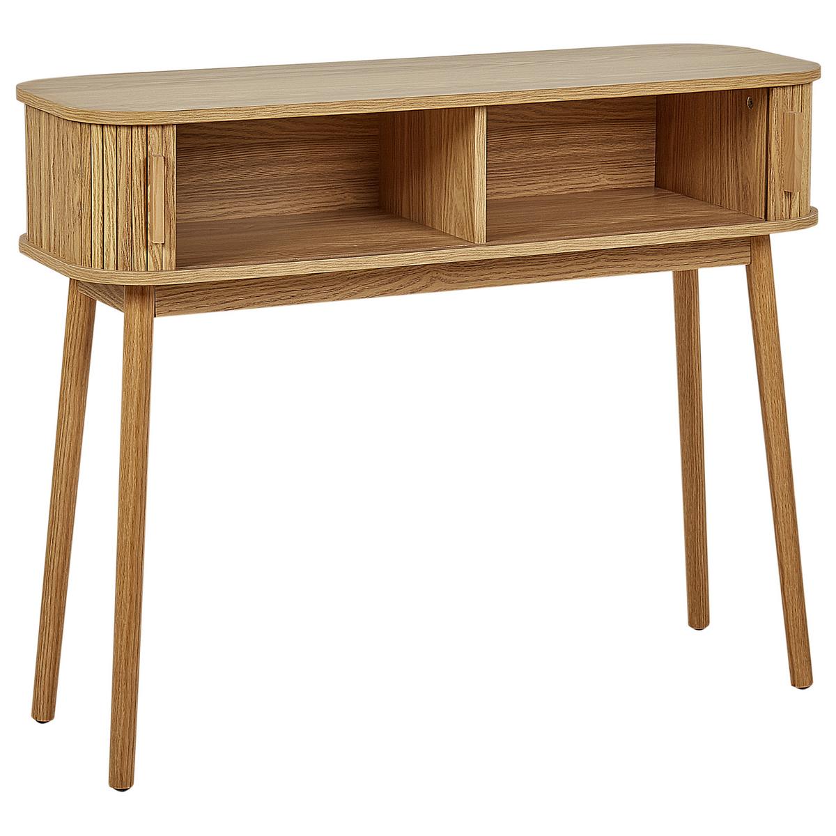 KONSOLENTISCH Braun Selah - Braun, Holzwerkstoff (100/80/35cm) - Beliani
