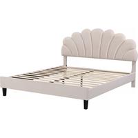 BETT manon beige - Beige, Textil (200/160cm) - Habitat Garten