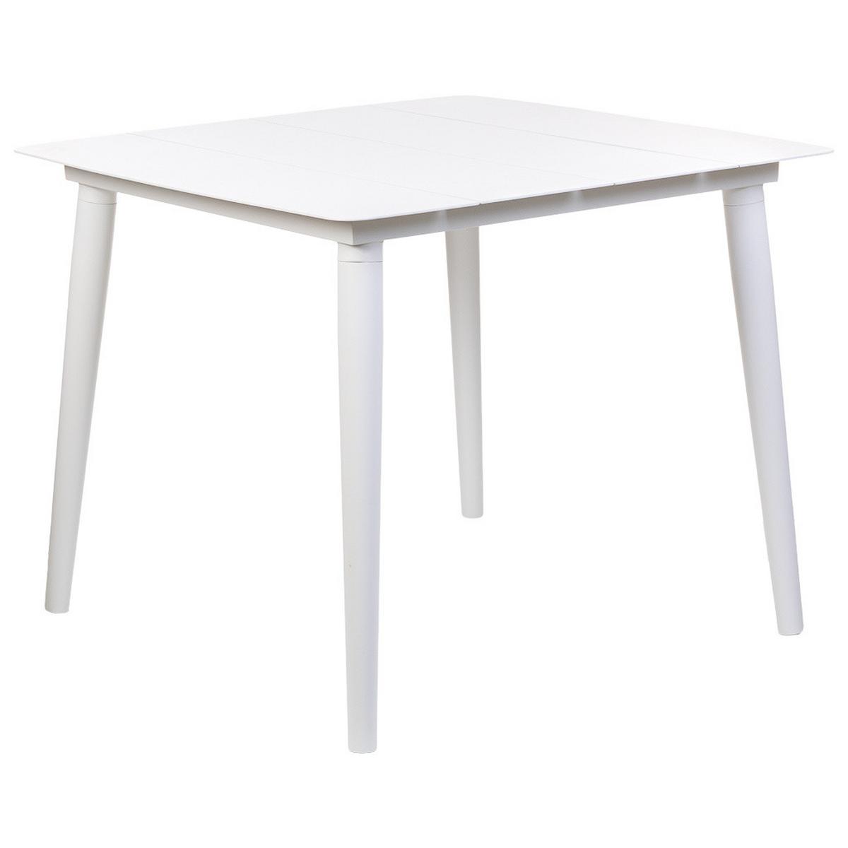 GARTEN-ESSGRUPPE, 5er-Set, weiß und braun - Beige, Metall - Wanderlust