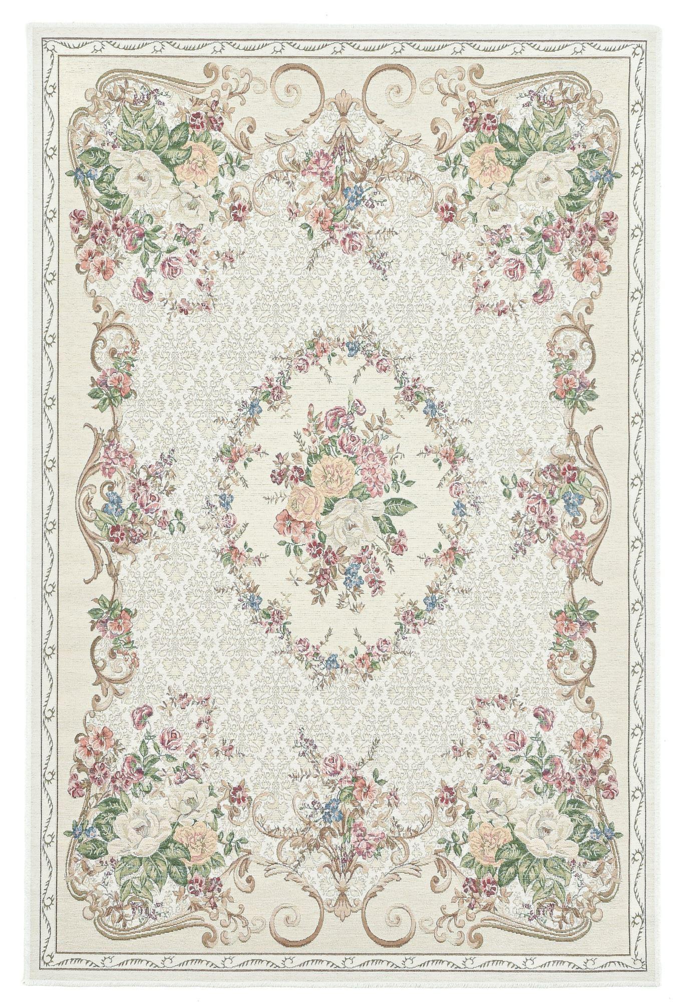 FLACHWEBTEPPICH Flomi Florence 160x230 cm - Beige, Textil (160/230cm) - THEKO