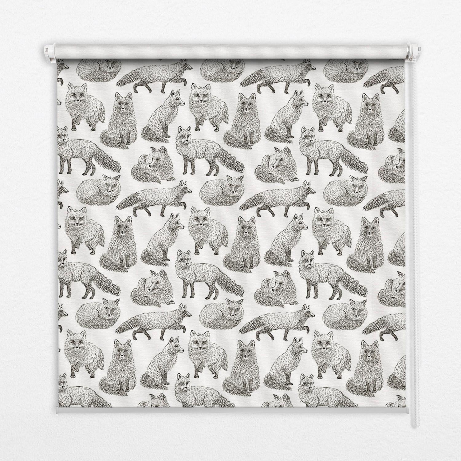 INNENROLLO - Fensterrollo - Rollo - 150x140 cm - Graufüchse - Grau, Kunststoff (150/140/0.5cm) - TULUP