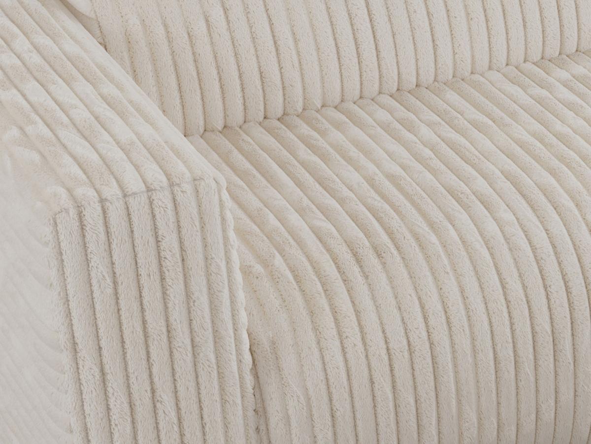 OFERTA WYCOFANA ECKSOFA PASADENA Beige Cord Links Seite - Beige/Schwarz, Kunststoff/Textil (180/288cm) - MKS