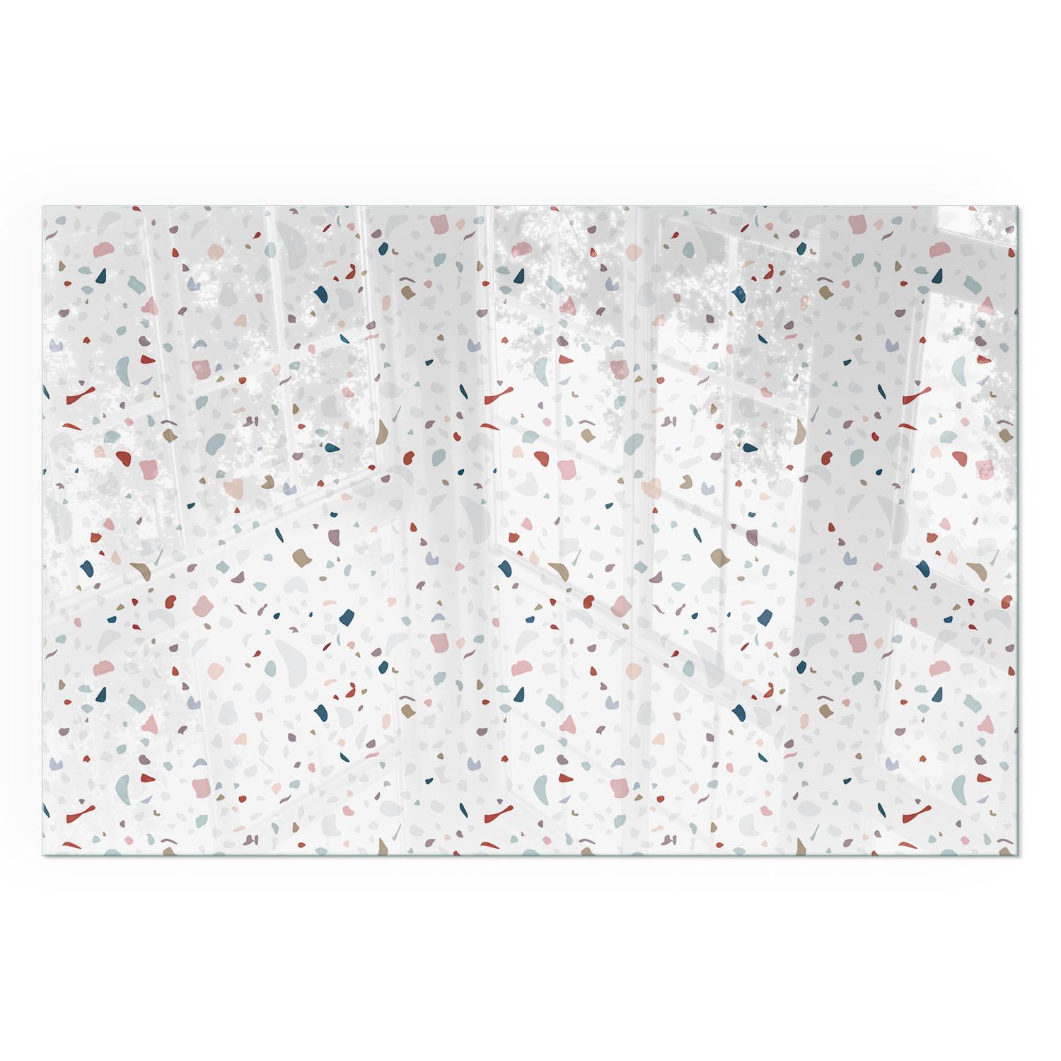 GLASPLATTE für Kamin 120x80 cm - Weiß, Glas (120/80/0.4cm) - TULUP