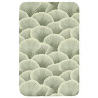 WC-VORLEGER Fächer - Blatt - Grün WC Teppich 50x80 cm - Pastellgrün, Textil (50/1cm) - OnlyWow