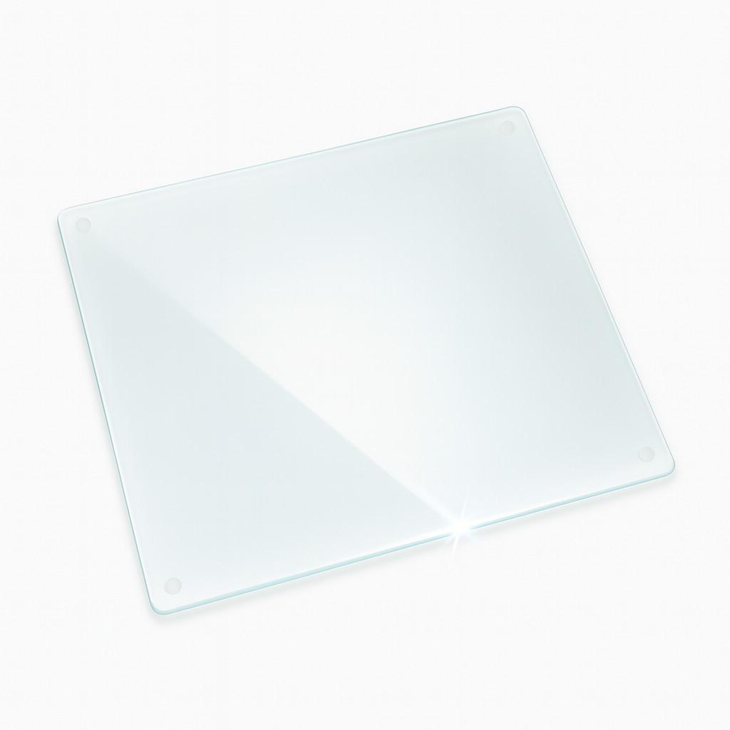 GLASPLATTE 60x52cm Transparent - Transparent, Glas (60/52/0.4cm) - Wallfluent