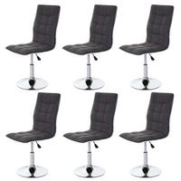 ESSZIMMERSTUHL Grau 6er-Set - Grau, Textil (43/103/54cm) - MCW