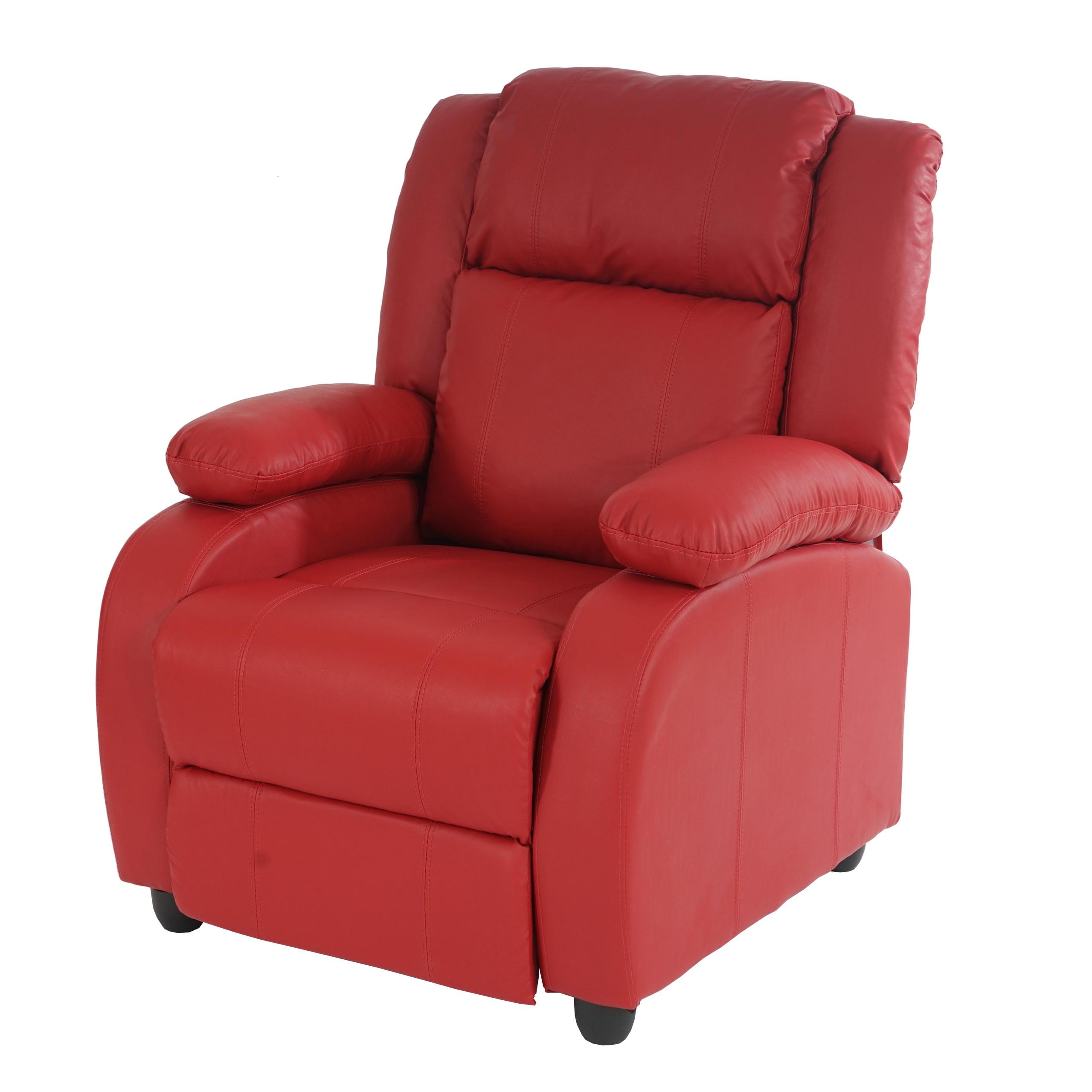 RELAXSESSEL Rot - Rot, Textil (84/102/93cm) - MCW