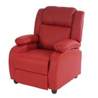 RELAXSESSEL Rot - Rot, Textil (84/102/93cm) - MCW