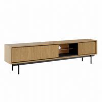 TV-MÖBEL Vidia Holz - Braun, Holzwerkstoff (197.5/51.4/38cm) - Petits-meubles