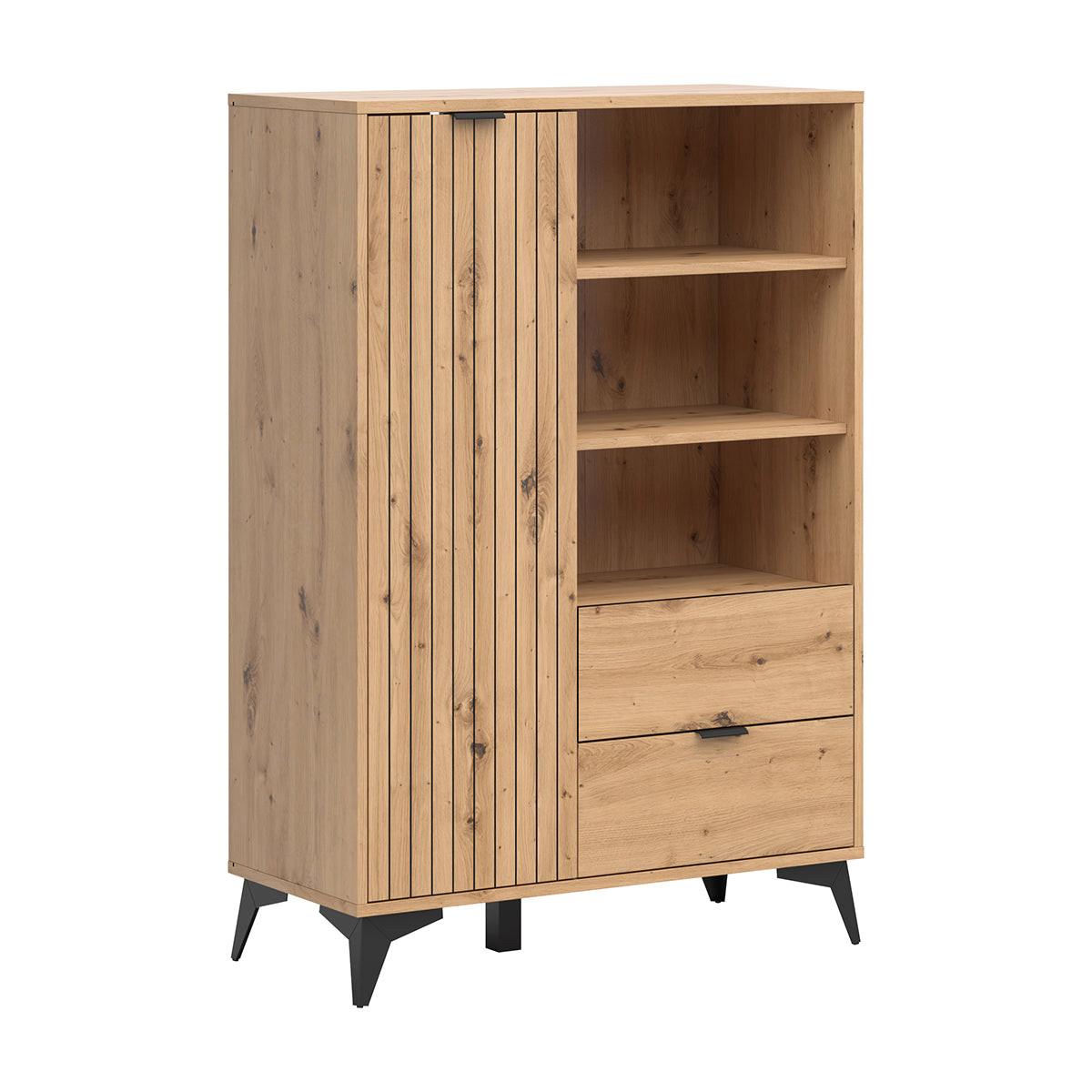 BÜCHERREGAL Mao Holz - Braun, Holzwerkstoff (90/133/41cm) - Petits-meubles