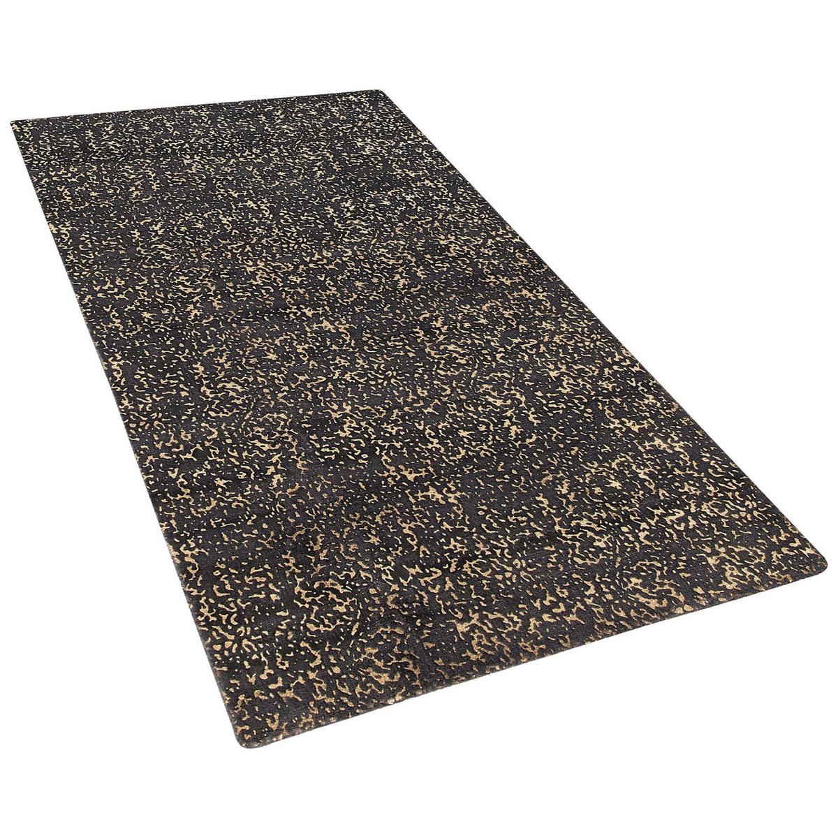 KURZFLOR-TEPPICH Esel 150/80 cm - Grau, Naturmaterialen (80/150cm) - Beliani