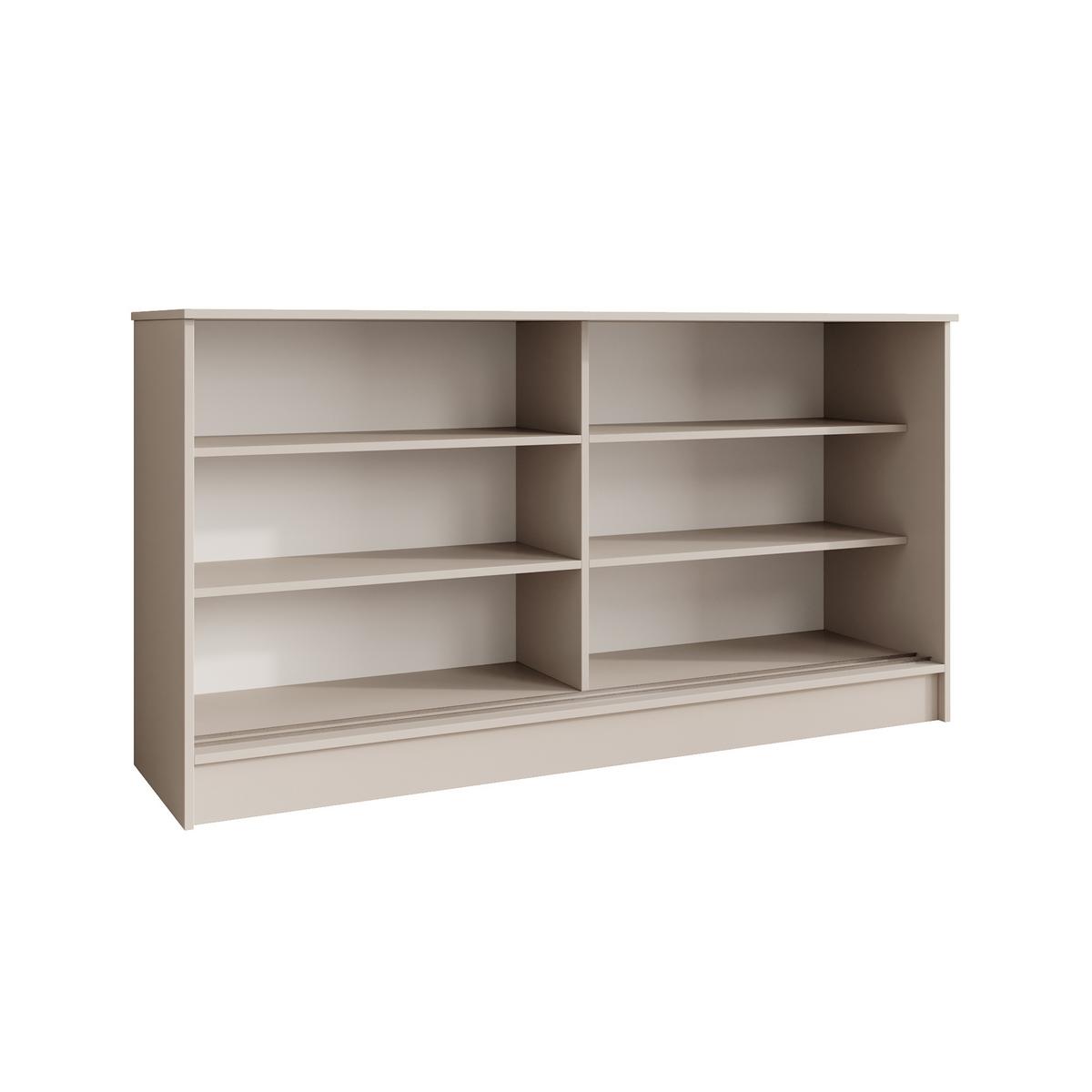 KOMMODE Mirela mit 2 Schiebetüren 160 cm, Kaschmir - Kaschmir, Holzwerkstoff (161/85/43.5cm) - Beautysofa