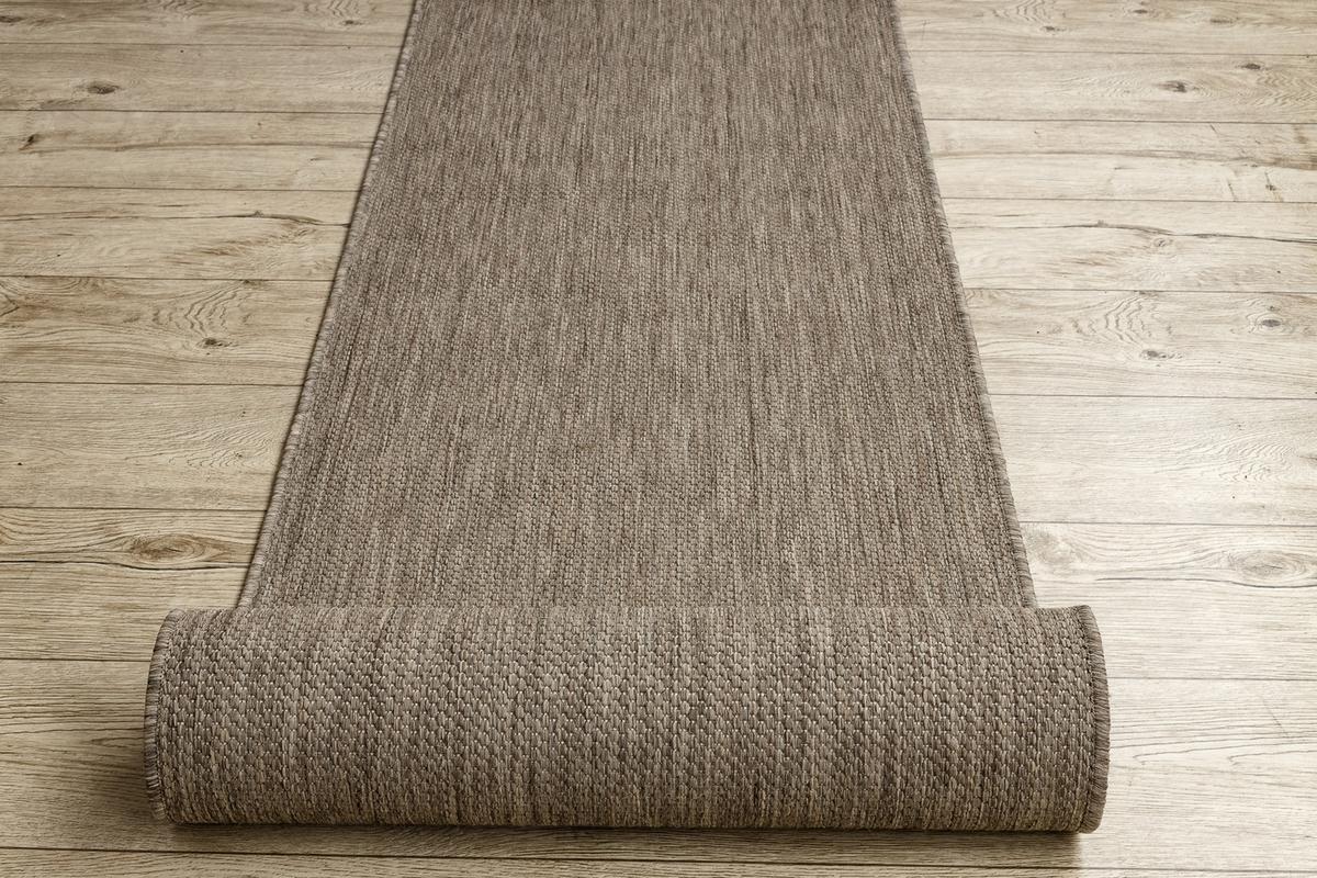 LÄUFER SISAL FLOORLUX 80/100 cm - Grau, Textil (80/100cm) - rugsX