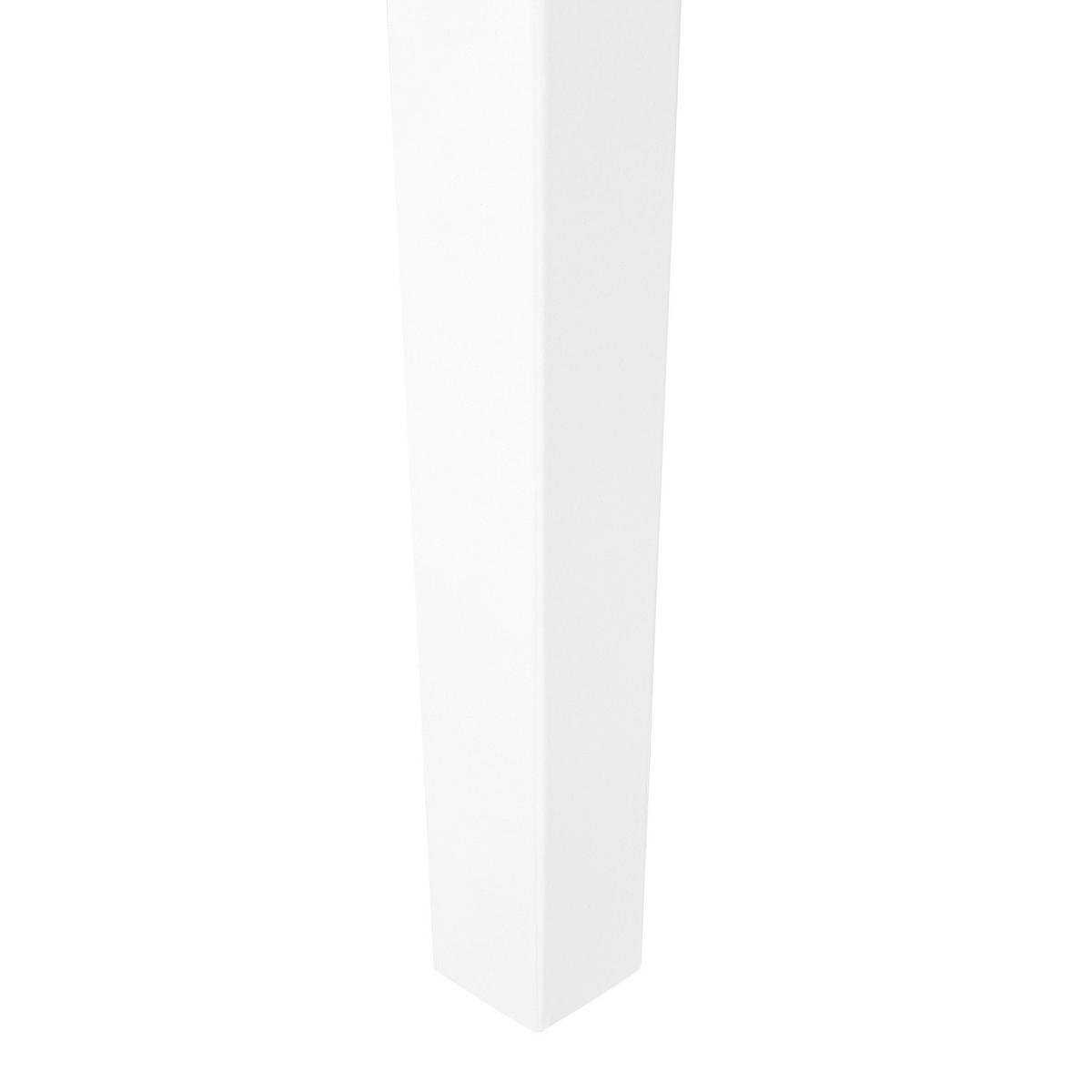 ESSTISCH Holz hellbraun/weiß 80/60 cm Battersby - Hellbraun/Weiß, Holz (80/60/74cm) - Beliani