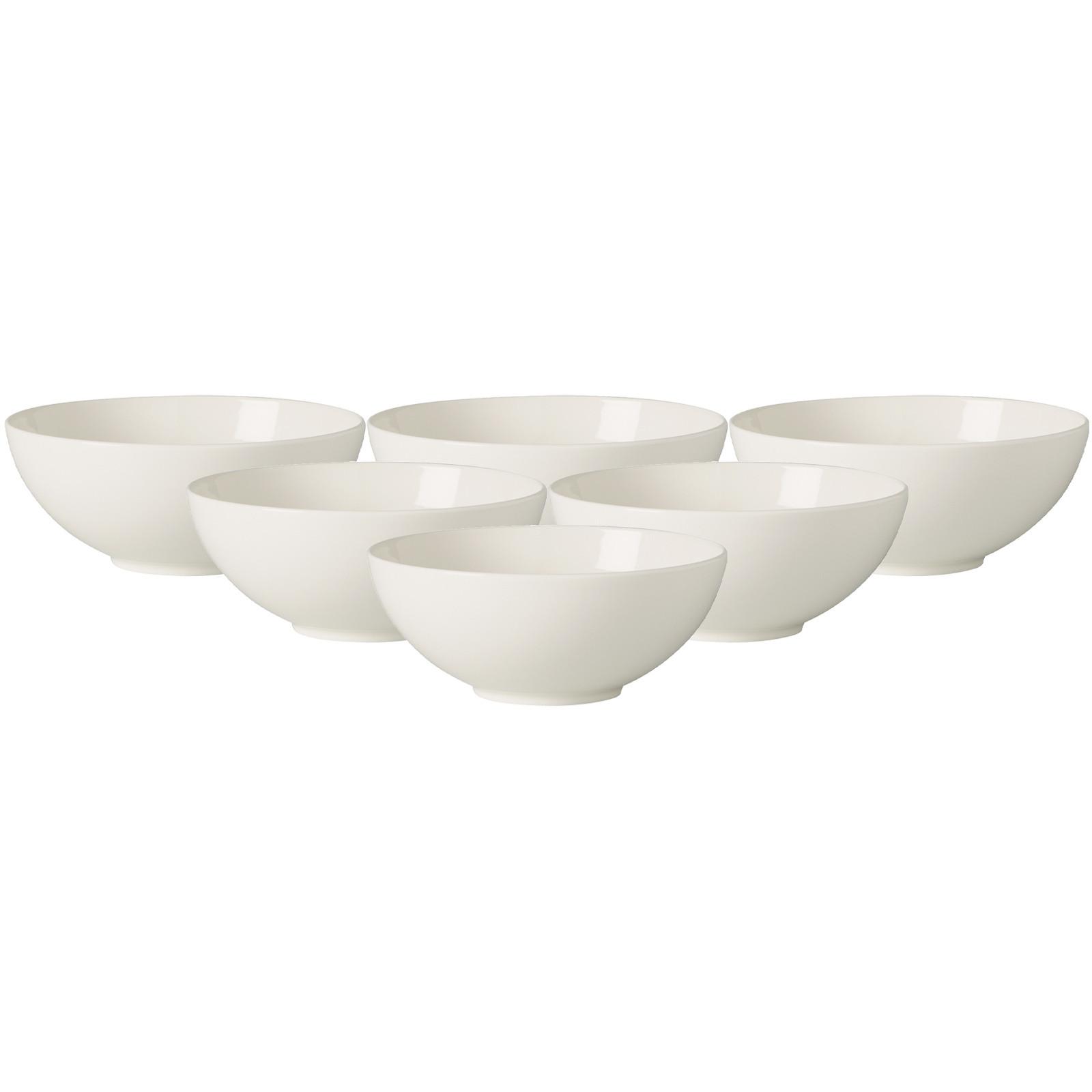 SCHÄLCHEN For Me weiß ø 13 cm 6er Set - Weiß, Keramik (13cm) - Villeroy & Boch