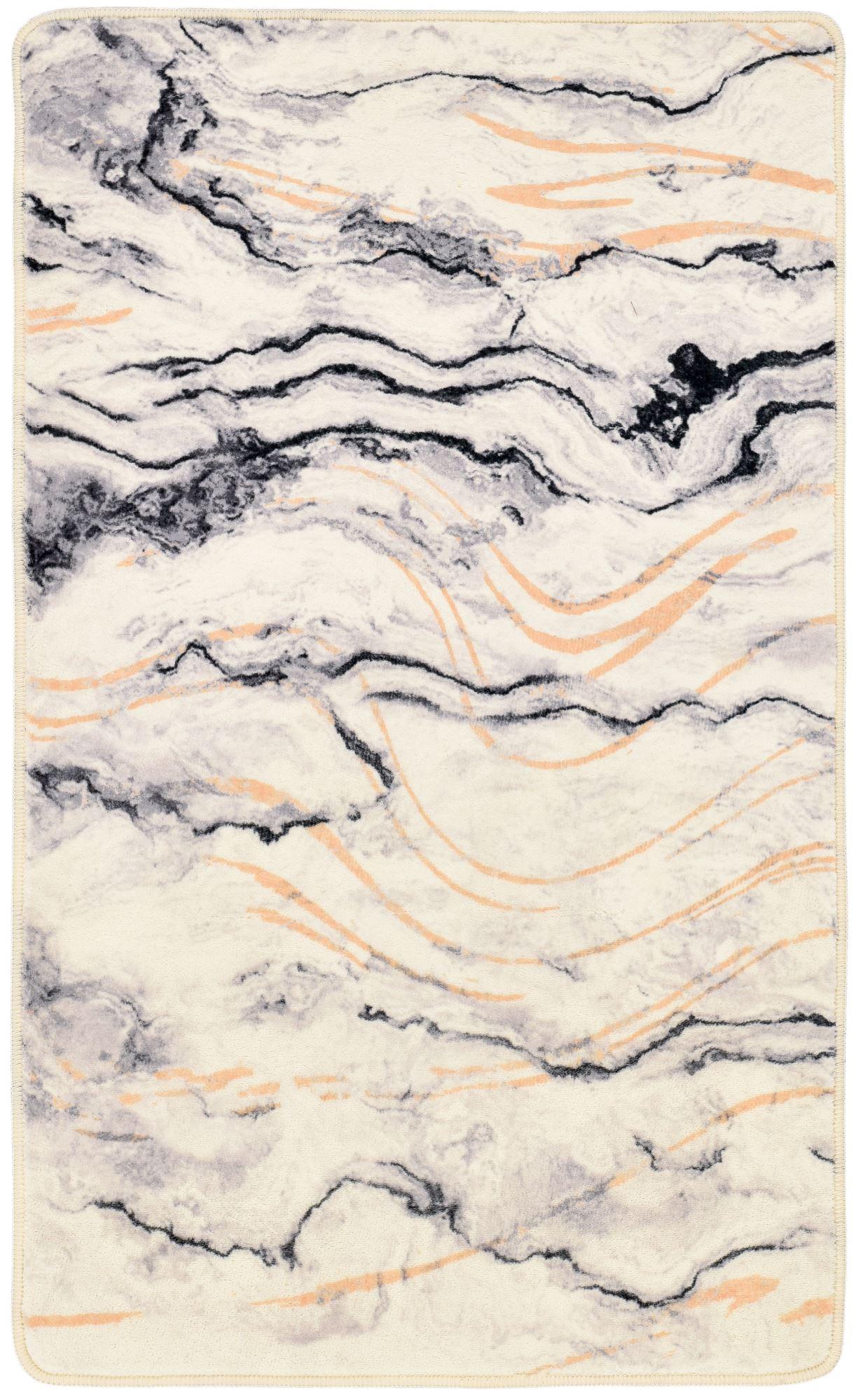 BADTEPPICH Aquata 50x60 cm - Creme, Textil (50/60cm) - Gino Falcone