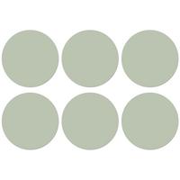 GLASUNTERSETZER Mintgrün - Unifarben Getränkeuntersetzer 10x10 cm - Salbeigrün, Naturmaterialien (10/0.2cm) - MuchoWow