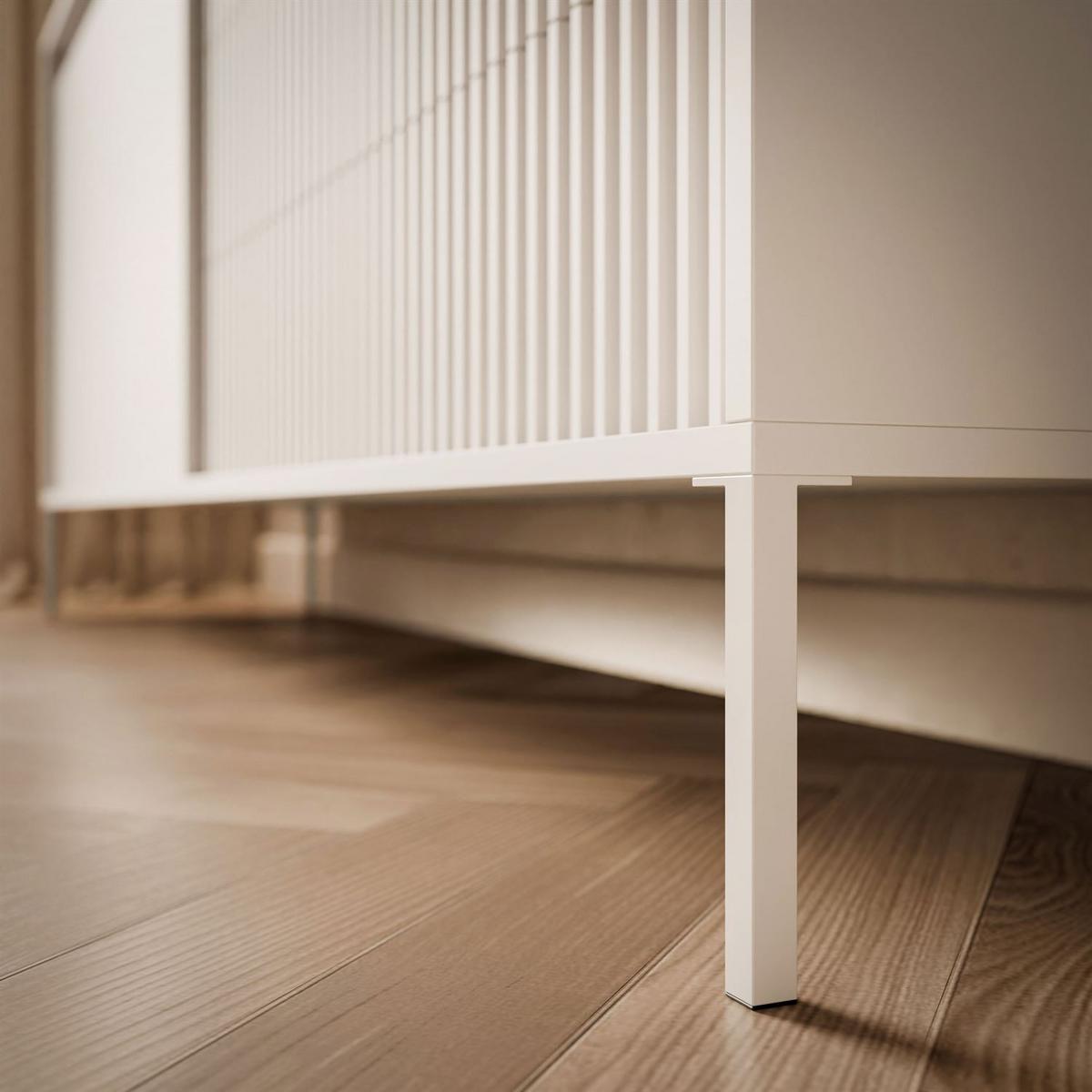 SIDEBOARD YASUMI 187 2D3S mit Schubladen - Beige, Holzwerkstoff (187.1/81.4/39.5cm) - Lookway