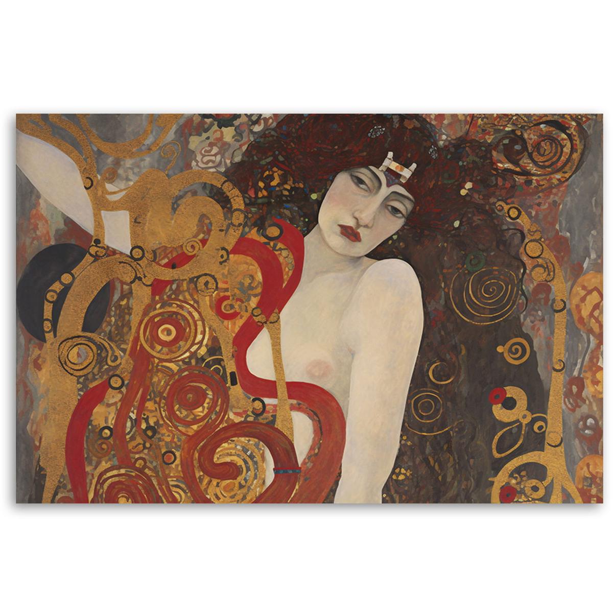 KUNSTDRUCK Gold 60/40 cm - Goldfarben, Textil (60/40cm) - KUNSTLOFT