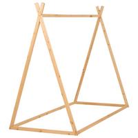 KINDERBETT Heller Holzfarbton 90-200 cm Saurat - Eschefarben, Holz (90/200cm) - Beliani