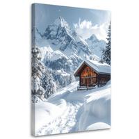 LEINWANDBILD Weihnachten 20x30cm - Weiß, Textil (20/30cm) - Feeby