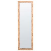 WANDSPIEGEL 50/160 cm Hellbraun Galan - Hellbraun/Braun, Holzwerkstoff (50/160/2cm) - Beliani