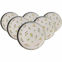 SPEISETELLER Viola bunt ø 26,5 cm 6er Set - Multicolor, Keramik (26.5cm) - Ritzenhoff Breker