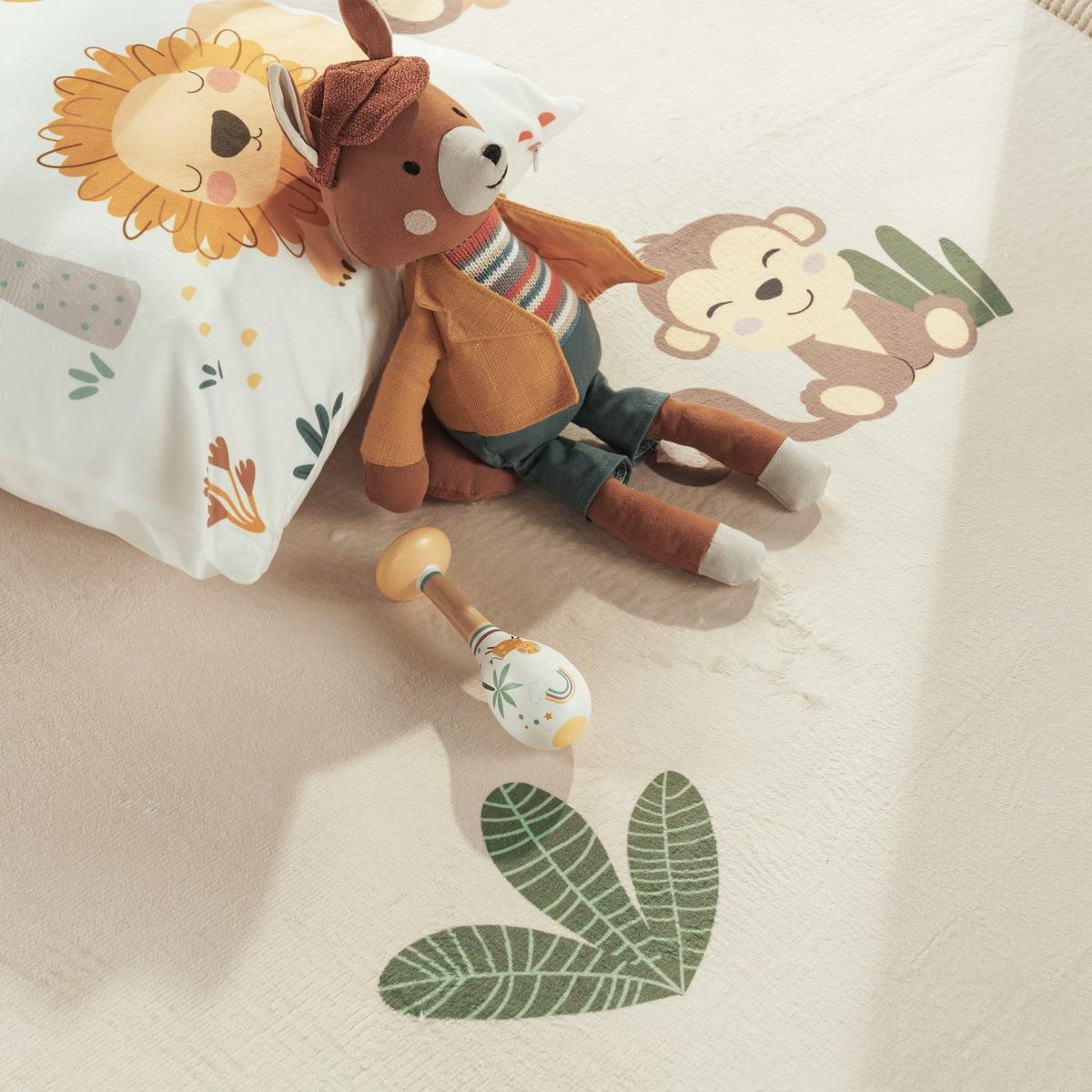 KINDERTEPPICH Waschbar, mit Tier-Motiv, Mehrfarbig, 120 x 160 cm - Multicolor, Textil (160/120cm) - KADIMA DESIGN