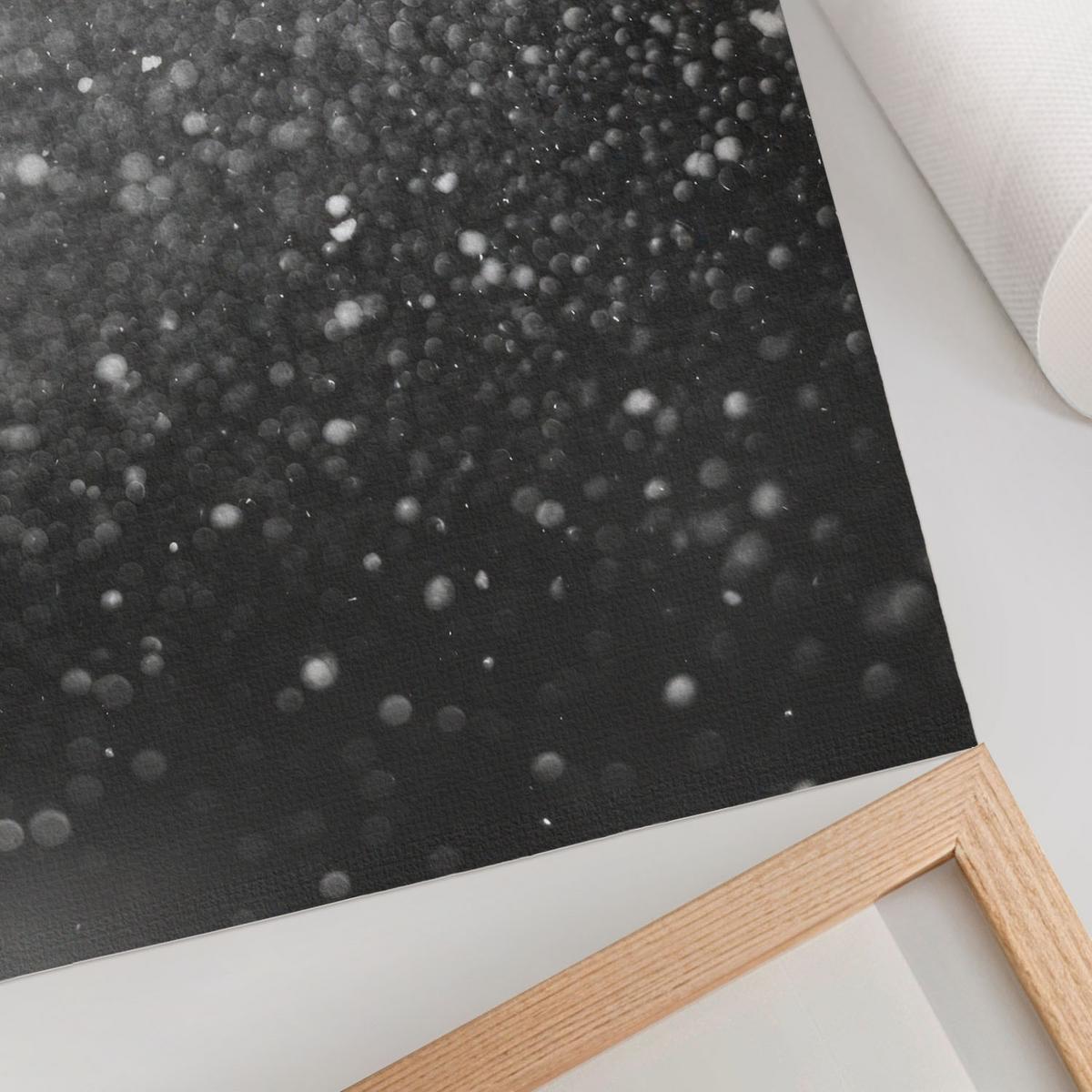 POSTER - 29x42 cm - Soft Structure - Leuchtender Glitzer - Weiß, Textil (29/42/0.1cm) - TULUP