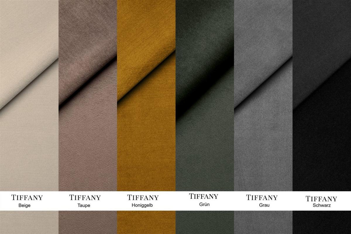 ECKSOFA Gloria In Tiffani - Grau, Holzwerkstoff/Textil (266/165cm) - Fun Möbel