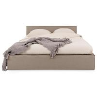 POLSTERBETT PESARO 140x200 cm greige - Greige, Textil (140/200cm) - IDIMEX