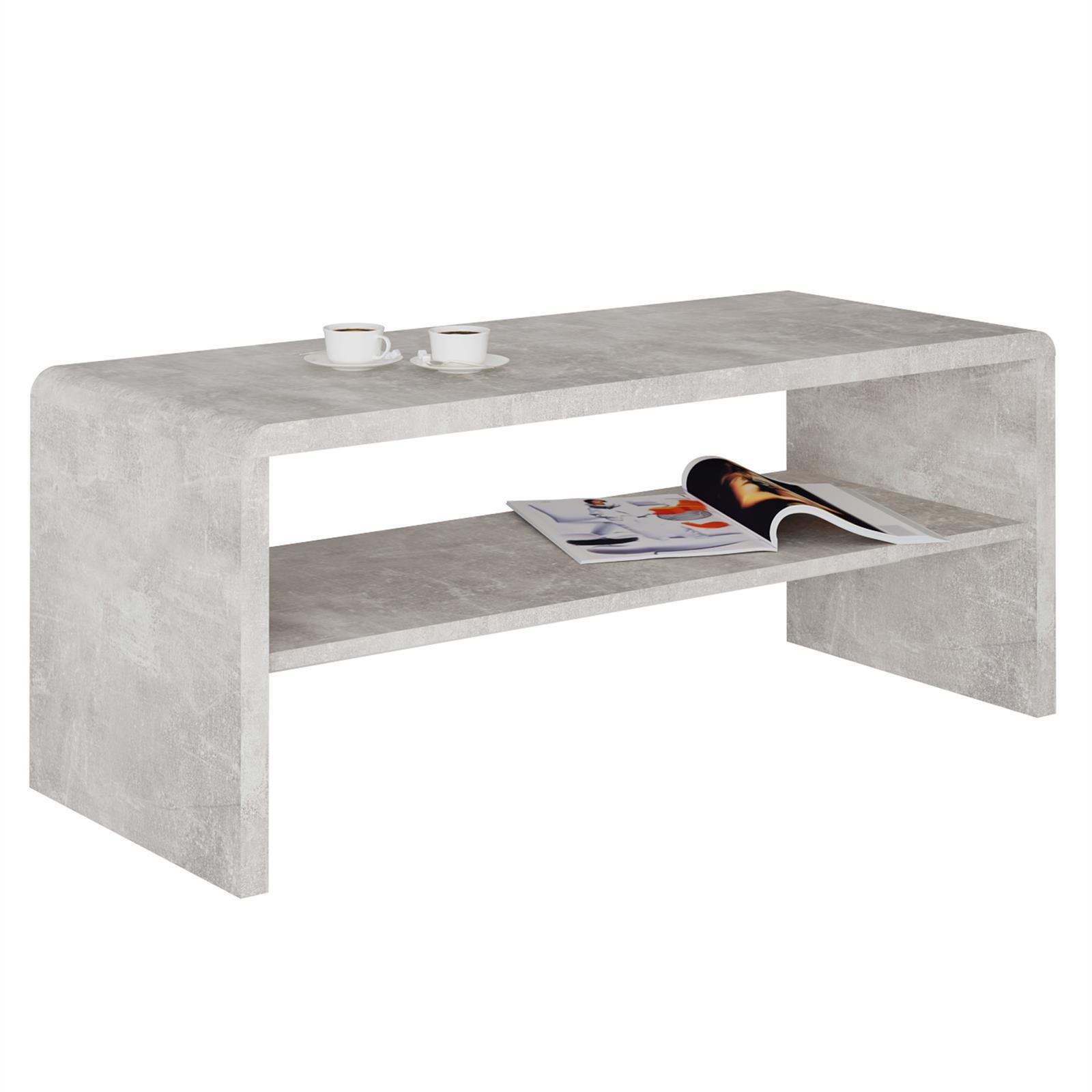COUCHTISCH LENNI Betonoptik - Grau, Holzwerkstoff (40/100/40cm) - CARO-Möbel