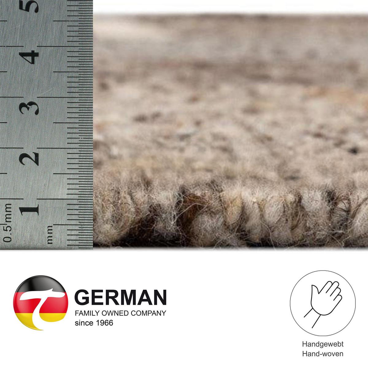HANDWEBTEPPICH Ehrwald TK-156 Wendbar 250x350 cm - Beige, Textil (250/350cm) - THEKO