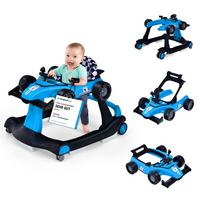 LAUFLERNWAGEN Klappbar Blau - Blau, Kunststoff (76/56/64cm) - COSTWAY