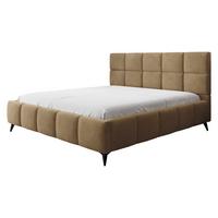 POLSTERBETT Amber - Schwarz/Naturfarben, Holzwerkstoff/Textil (180/200cm) - MIRJAN24