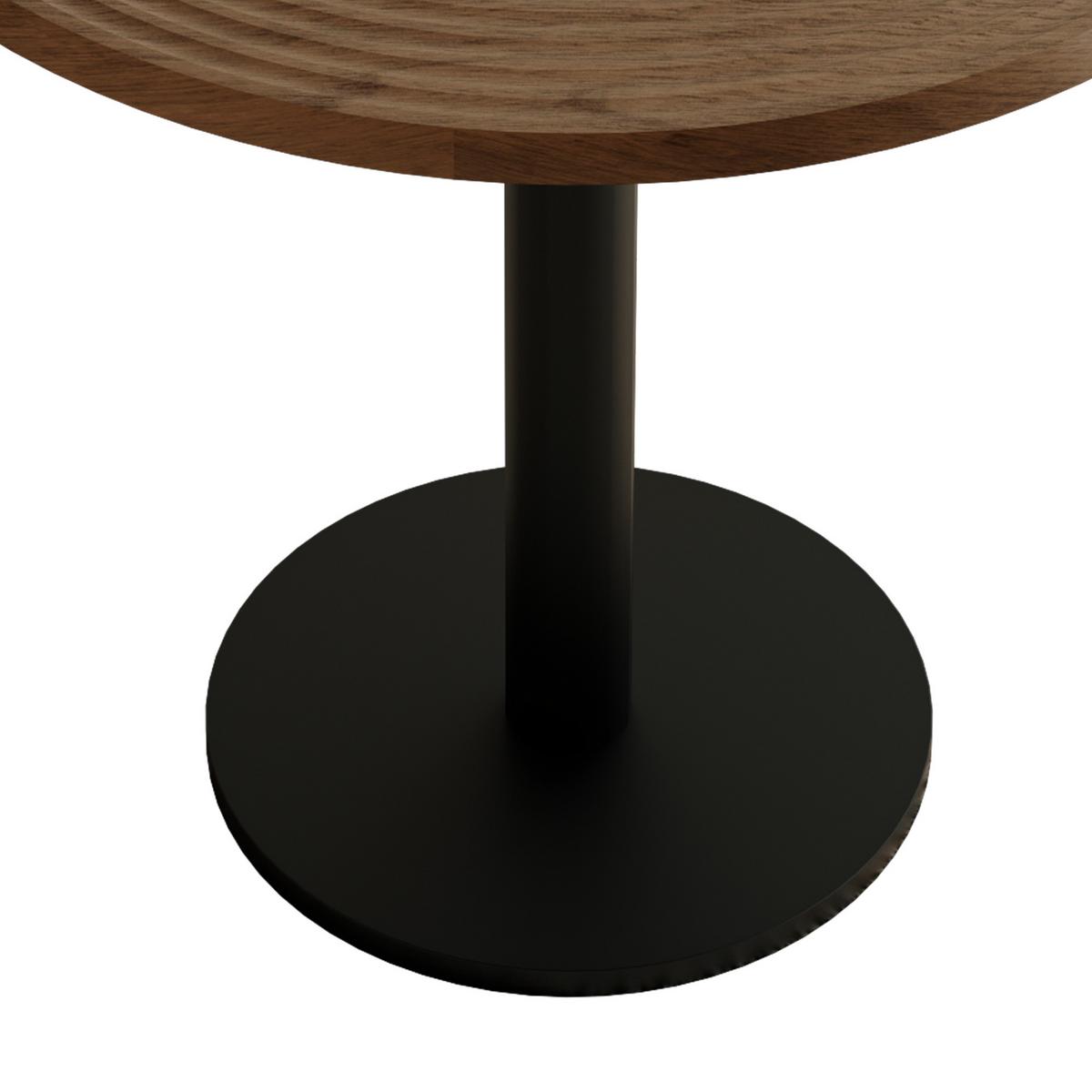 ESSTISCH Rund 80cm Holzoptik Tulpen-Design Moderner Beistelltisch - Naturfarben, Holzwerkstoff/Metall (80/80/76cm) - Urban Meuble