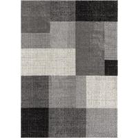 TEPPICH Niederflor Patchwork THUR Polypropylen Grau 80 x 140 cm - Grau, Textil (80/140cm) - KADIMA DESIGN