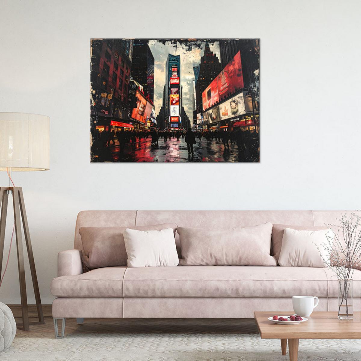 LEINWANDBILD Städte & Architektur 45x30cm - Schwarz, Textil (45/30cm) - Feeby