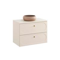 WASCHTISCH 80.6cm Sanae Sandbeige - Beige, Holzwerkstoff (80.6/59/46cm) - Petits-meubles