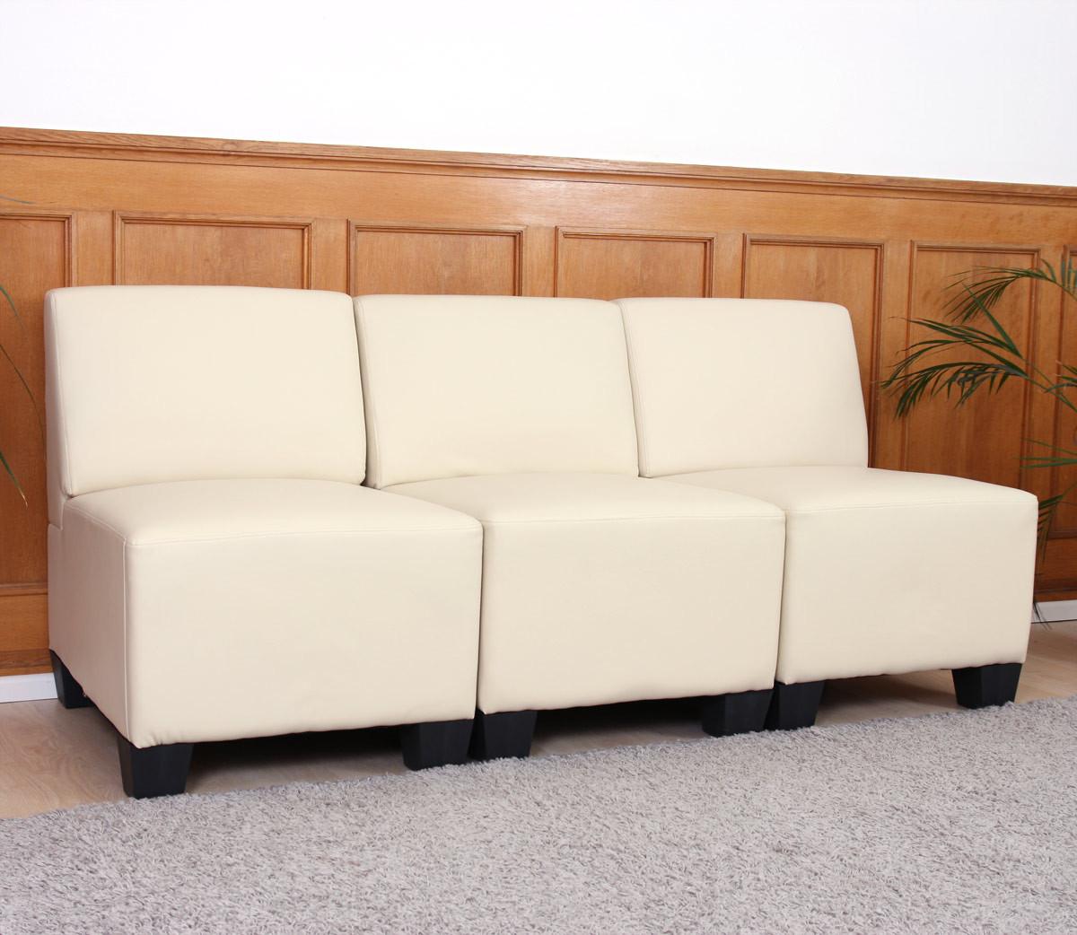 3-SITZER Beige - Beige/Creme, Textil (171/76/72cm) - MCW